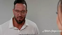 Kimmy Kimm caught masturbating in class! Quinton James fucks her pussy hard!