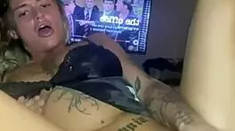 Horny Goth Slut Fucks Her Tight Ass Anal Style!