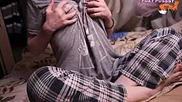 Tickle Modest Girl To Orgasm With Nipple Play!