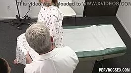 Horny Patient Samantha Reigns Fucked by Doctor and Assistant During Exam