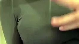 My milky stepmom licks her own nipples 😋