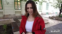 bjraw mia de vil gets messy blowjob with monster cock