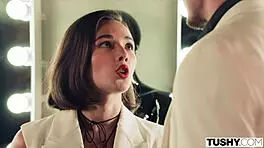 i'm eve sweet, a petite 18+ model with a huge anal appetite, deepthroating and assfucking in cowgirl