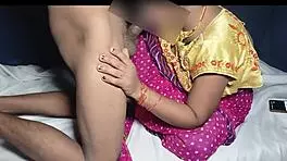 desi wife gets intense fucking and deepthroat blowjob from mother-in-law in quickie