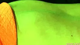 lesbea brunette and blonde lesbian teens have tribbing orgasms