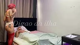 i paid the nurse for a blowjob, she sat hard and took cum in her ass