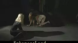 Sweet Damsels Merciless Treated In Live Bdsm With Public