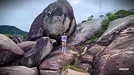 Adorable Girl Gives Deep Blowjob And Plays With Pussy In Public POV