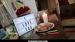 Quarantined petite black teen Scarlit Scandal fucks to orgasms with ex-boyfriend.