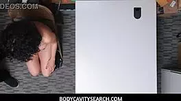 Latina teen Maya Morena gets fucked by perverted security guard