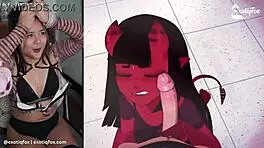 i feel so aroused watching meru the succubus 1 to 5 in this filipina solo masturbation livestream.