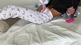 Athletic Teen Masturbates With Toys While Bored At Home Alone