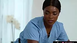 All Girl Massage - Steamy Interracial Massage Ends With Scissoring With Ana Foxxx And Eliza Ibarra