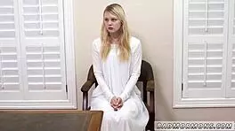 Light skin teen with curly hair and big natural tits in hardcore cam sex!