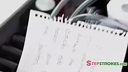 Watching step dad fuck our step sisters in inception