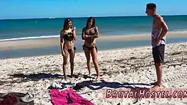 Triple Anal Rough Gangbang And Bondage Excites Young Teens!