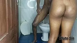 I fucked my friend in bathroom
