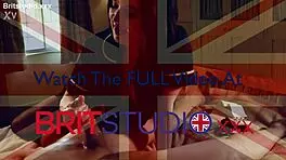 british nurse gives patient oily handjob with big tits in lingerie