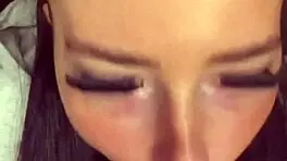 horny british brunette coed girlfriend experience on webcam