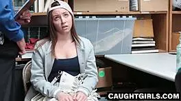 Officer fucks cum craving hayden hennessy at work