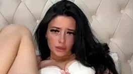 horny british brunette coed girlfriend experience on webcam