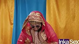 curvy indian milf seduces with huge natural tits in taboo flashing