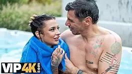 Chloe Heart rescued by stepdaddy and fucked