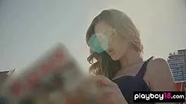 Petite Blonde Milf Olivia Preston Introducing Her Irresistible Nude Figure