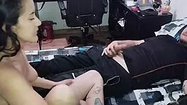 my stepdad says, 'fuck me good before you leave'