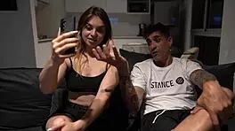 He helps study, I jump on huge cock!