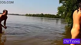 i's out here with big tits erika & karol in public outdoor czech amateurs scene