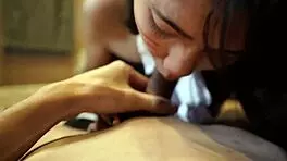 pov cum in asian teen maid mouth