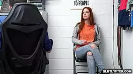 Officer Wrex Bangs And Cums On Teen Suspect Scarletts Pretty Face