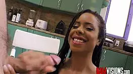 Kira Noir stars as ebony anal slut in Bamvisions tale.