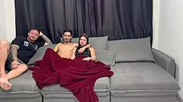 My boyfriend's uncle left, so we relaxed with some fun