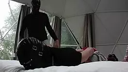 I love how Laura on heels as a sexy milf in 2024 does bondage blowjob deepthroat pussy and anal fucking with a monster cock