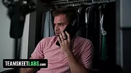 violet gems begs for her boyfriend to creampie her dripping cunt