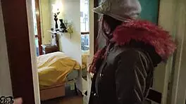 Cyclist rescues me in woods for passionate encounter