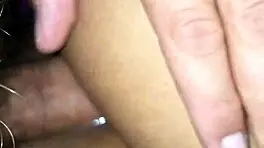 Petite brunette neighbor loses anal virginity to my huge cock in homemade creampie session