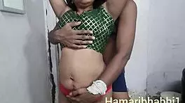indian wife quick fucks neighbor boy with deepthroat and creampie