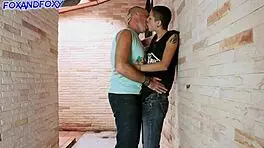 Photo Shoot Turns Into Outdoor Fucking In Alley.