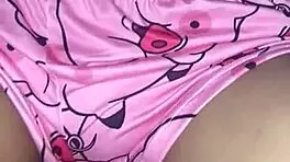 man gets very horny with my pajamas and comes on my bed