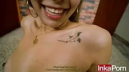 Casting Nany de 18 años shares her first porn experience