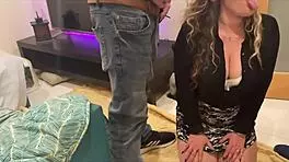 Wife Pays for Mistakes in Spitroast FMM Threesome with Stranger