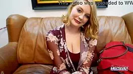 Busty Cutie Astrid Rubs