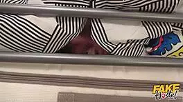 fake hostel - plump lips, plump nips, plump pussy - teen 18+ gets ruined for other men in dorm