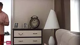 Baby Doll - Skinny Girlfriend Catches Boyfriend Masturbating In Cowgirl And Doggystyle Fuck