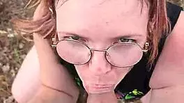 i gave a petite blowjob exhib in nature during my cyprus trip, it was so sexy with milf couple