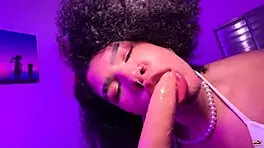 Thick chubby babe teases solo with sexy ass and pussy before crossdressing trans action! Thick chubby babe leaves it wide for monster cock to pound!