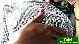 Cambodian Ladyboy Nit Teases And Masturbates In Homemade Lingerie Anal Assfucking Session